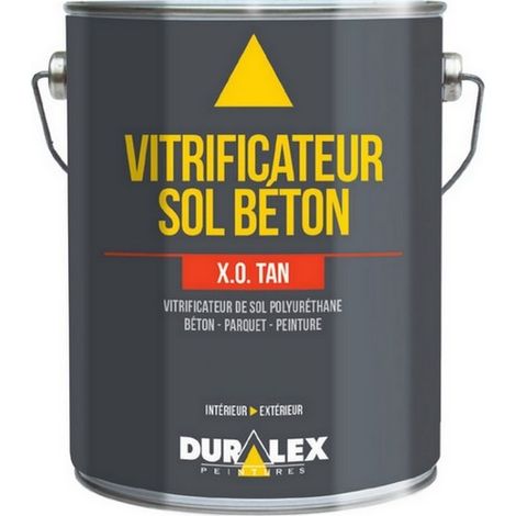 Duralex – Vitrificateur béton incolore 1L – Finition brillante – Résistant aux détergents – Pour surfaces en bois et béton