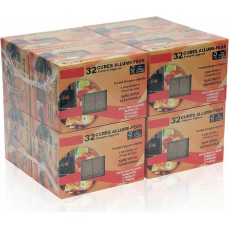 Lot de 24 boîtes de 32 allume-feu  Allume-feu pour poêles et barbecues (1/5)