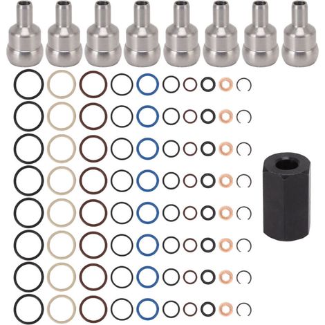 Oil Rail Leak Repair Kit, Efficient Injector Seal Kit, Long Life, Professional, Direct Fit, O-Rings for 6.0L Powerstroke 2003-2010. (1/5)