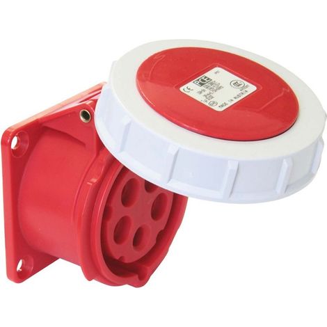 Presa da pannello 16A 3P 230V /75x75/ blu IP67 power twist 3132-6