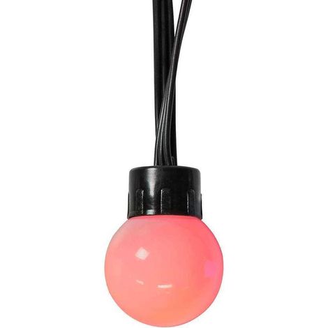 Nedis Guirnalda luminosa Wi-Fi negra 10,8 metros 48 LED