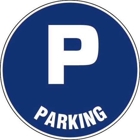 Plastikscheibe Ø 30 cm Parken