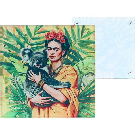 Carmani, Glasuntersetzer 11,5 x 11,5 cm, inspiriert von den Gemälden Frida Kahlos (1/2)