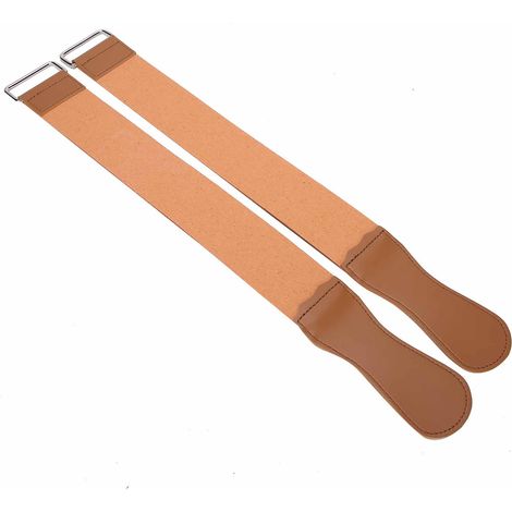 1 Pièce Cuir à Affûter Professionnel pour Rasoir de Barbier, Double Couche pour Lames de Rasoir (1/5)