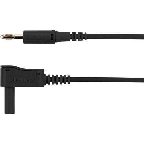 Schützinger Cavo adattatore Spina 4 mm Spina 4 mm 200.00 cm Nero 1 pz. (1/2)