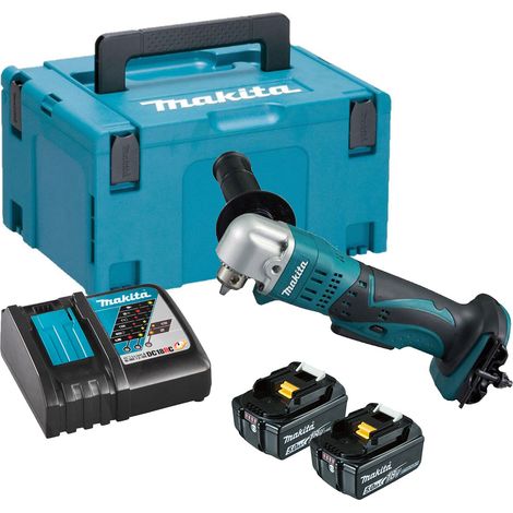 Makita DDA350RTJ 18V Cordless Angle Drill - 2 x 5.0Ah Batteries, Charger &amp Makpac 3 Case (1/5)