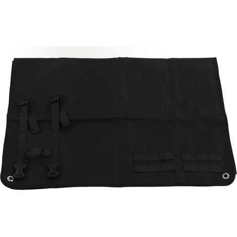 Tapis de Pique-nique Imperméable en Nylon 900D, Léger et Confortable pour Plage et Camping, Noir (1/5)