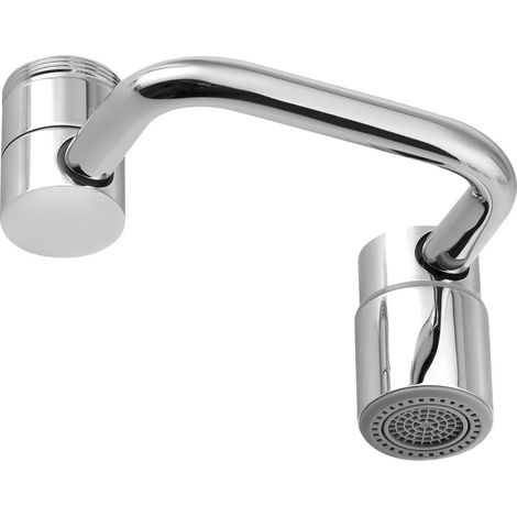 Aérateur avec joint coudé, filetage extérieur M24x1, filetage intérieur M22x1, chromé (1/4)