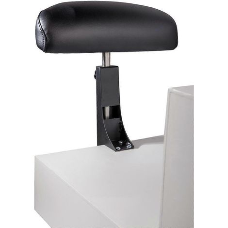 Repose-pieds réglable Belava pour pédicure noir tabouret de salon (1/3)