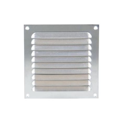 Rejilla 436 RENSON 200 x 200 mm - anodizado plata - 42002001