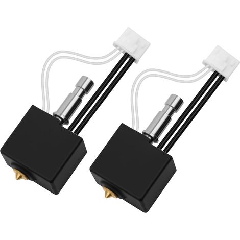 Kobra S1/Kobra S1 Combo Hotend All Metal Tête d'impression pour Imprimantes 3D Haute Température Buse 0,4mm en Laiton de Quick Swap Compatible with ANYCUBIC Kobra S1/ S1 Combo-2Pcs