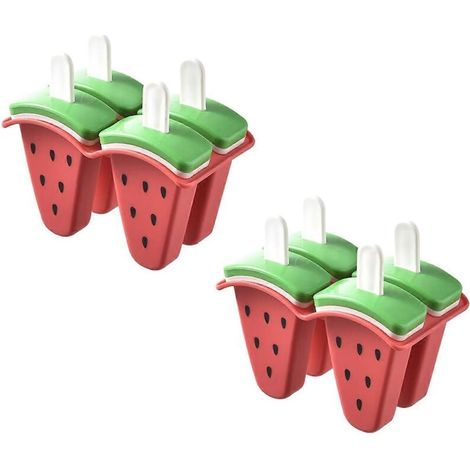Moule à glace en forme de pastèque pour sucettes glacées -- (1/5)