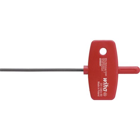 Wiha Chiave a brugola con impugnatura a farfalla esagonale ossidazione nera 1.5 mm (00894)