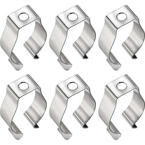 T8 Led Tube Clips Support Montage Argent (1/5)