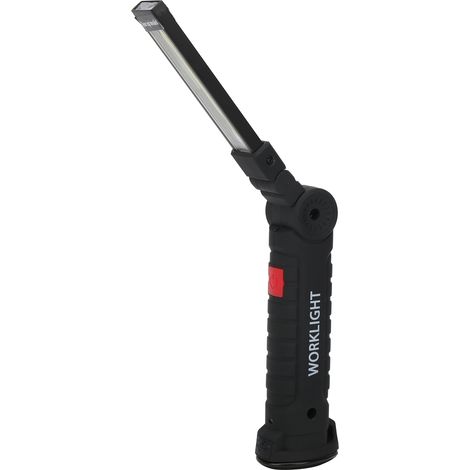 Faltbare magnetische COB+LED-Arbeitsleuchte, großformatige Notbeleuchtung, Wartungswerkzeug (1/5)