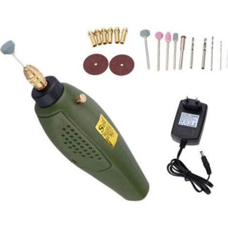 European standard two round plug mini electric grinder DIY engraving electric drill power tool micro polishing electric grinder, (1/4)