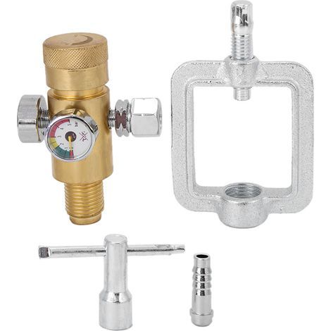 Acetylen-Gasdruckregler 0,01–0,15 MPa, Luftdurchflussregler, Manometer (1/5)