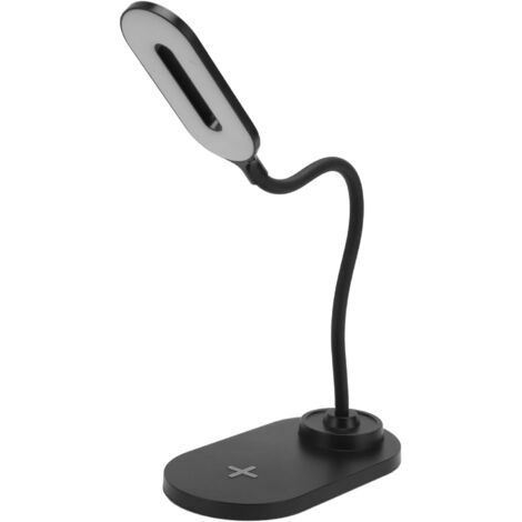 Lampada da scrivania a LED - Lampada da scrivania integrata con caricatore wireless, ideale per ufficio, camera da letto, ecc. - 1 pezzo, nera (1/4)