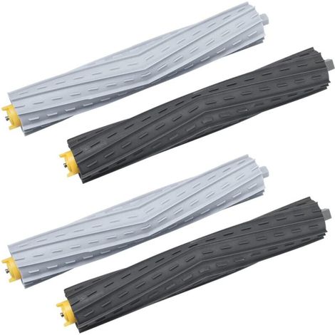 Accessoires de Brosse pour iRobot Roomba 800 & 900 Série, Brosse Principale pour 860 861 865 866 870 871 880 885 886 890 900 960 966 980 Robot Aspirateur avec 4 Brosses en Caoutchouc (1/4)