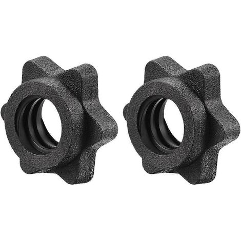 colliers de serrage pour haltères, légers et portables, pour barres de 25 mm (0,98 pouce), avec vis de fixation, pour usage extérieur (réf. 527). (1/4)