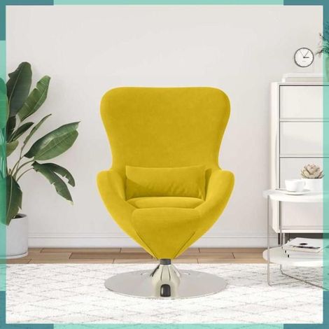 42002731 Fauteuil uf Jaune Velours (1/5)