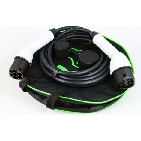 vhbw Charging Cable Type 2-Type 2 compatible with Alfa Romeo Tonale Electric Car - Connector Cable, Single-Phase, 32 A, 7 kW, 5 m (1/5)