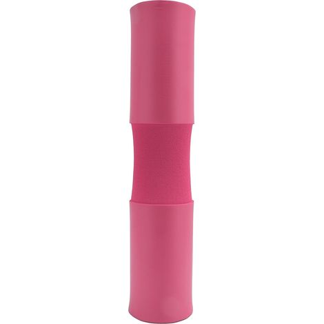 Coussin de protection du cou et des épaules en mousse NBR, antidérapant, aspect mat, absorbant la sueur, coussin de barre de levage de poids, haltère Squat rose (1/5)