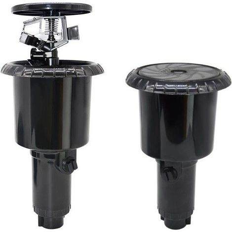 1 tête d'arrosage souterraine, rotative 360°, polyformaldéhyde pour pelouse et jardin (1/3)