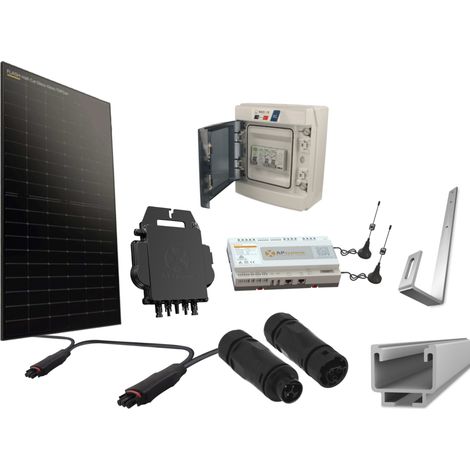 Kit 2 panneaux photovoltaïque pour ardoise micro onduleur 1000Wc