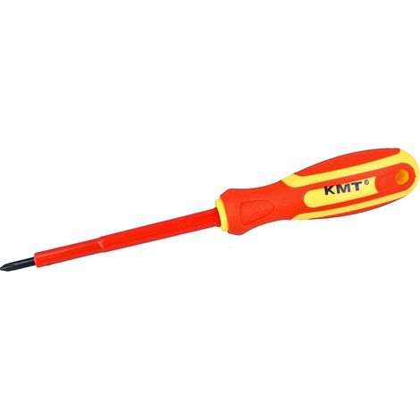 Cacciavite Isolato a Croce PH1 4X100mm Lama Isolante Per Elettricista (1/3)