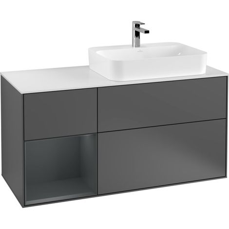 Villeroy & Boch F391HGGK Meuble sous-lavabo Finion F39 (1/2)