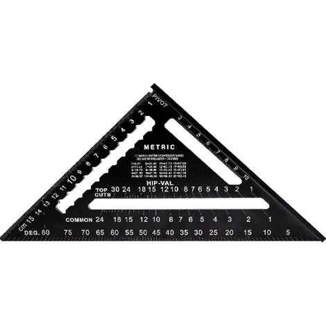 ALUMINIUM-ZIMMERMANNSWINKEL MIT BASIS 175 MM - 100-E1-601 (1/2)