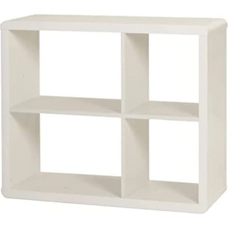 étagère Atlanta, Bois, Blanc Brillant, 38 x 99,8 x 78,8 cm (1/3)