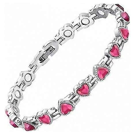 Bracelet magnétique thérapeutique de drainage lymphatique pour femmes, soulagement de l'arthrite et des articulations, en acier titane, détoxification lymphatique magnétique (1/5)