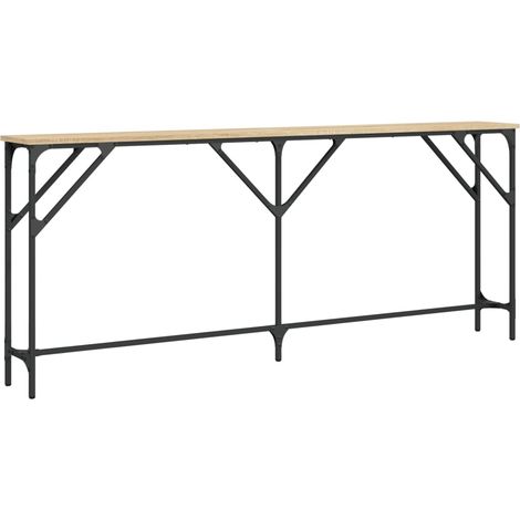 Maison Exclusive - Tavolo Consolle Rovere Sonoma 180x23x75 cm in Legno Multistrato