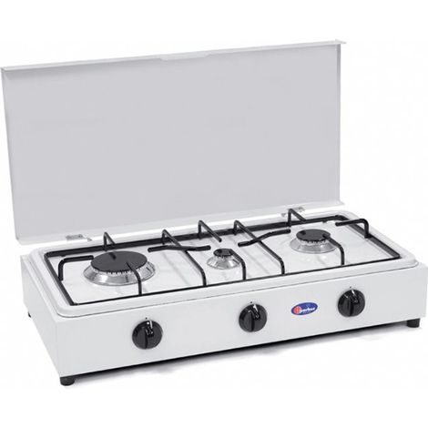 FORNELLO A GAS GPL / METANO 3 FUOCHI CON PIANO ESTRAIBILE MOD. 300GP Gpl (1/3)