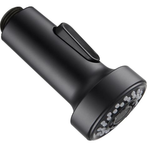 Robinet Cuisine de Rechange Douchette Tête de Robinet Amovible Universelle En Acier Tête 2 Types de Jet Douchette, Noir