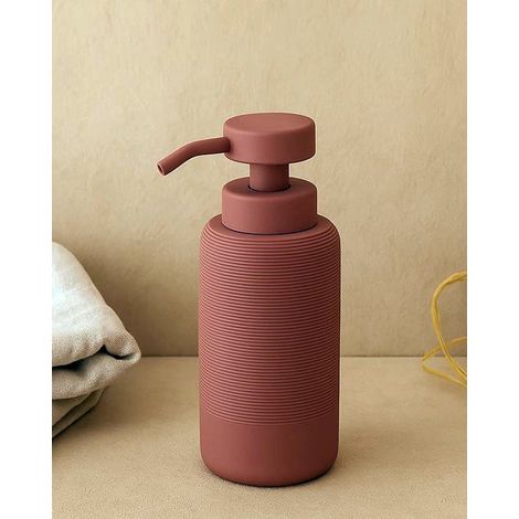 Exagonshop Dispenser sapone in poliresina Terracotta Marika (1/2)