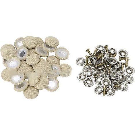 30 vis de fixation pour plafond de voiture, rivets à pression, boutons de retenue pour garniture de toit (1/5)