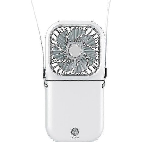 Ventilateur de cou portable mini silencieux, pliable et rechargeable par USB (1/5)