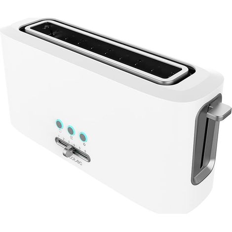 Grille-pain 1 fente longue 980W Blanc (1/2)