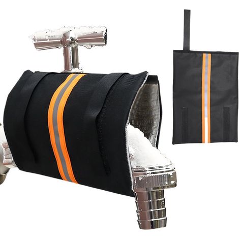 Cache-Robinet Extérieur Protecteur Tuyau Imperméable Antigel Avec Bandes (1/5)