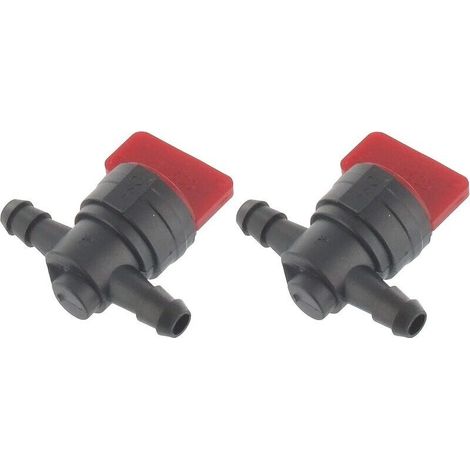 2x robinet de carburant compatible avec Briggs & Stratton 698183 493960 494768 robinet de carburant de tracteur de tondeuse à gazon