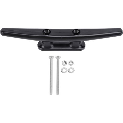 Ortviai Étrier d'Amarrage en Nylon Noir pour Bateau et Quai – 200 mm, Résistant aux Intempéries (1/5)