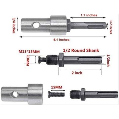 Bohrmaschinen-Adapter mit Gartenschnecke, 2-Brunnen-Schneckenanschluss für SDS Plus Akku-Bohrschrauber, Stabbohrmaschine (1/3)