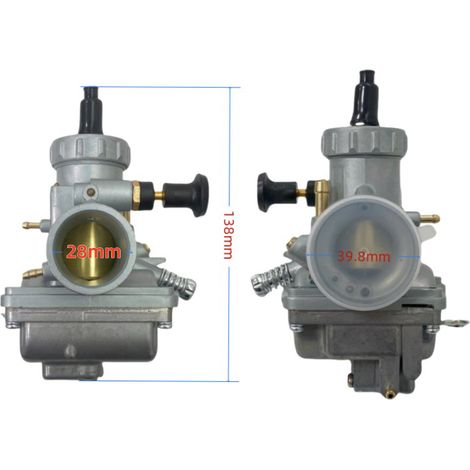 Pièces de carburateur de moto de 28 mm compatibles avec les carburateurs Yamaha NY125, RX175, RX100 et RX135. (1/4)