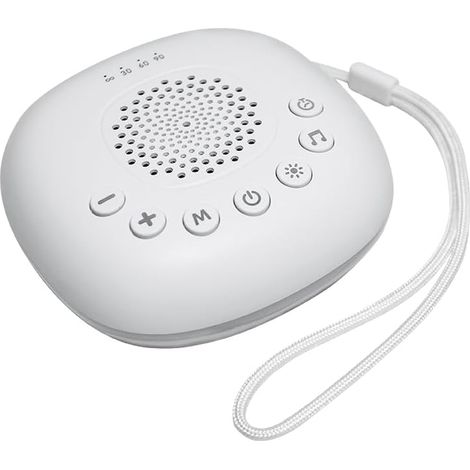 Macchina per rumore bianco - Per neonati e adulti - Ricaricabile tramite USB-C - Wireless - Rumore bianco - Aiuto per dormire - Timer - Cavo incluso - Bianco