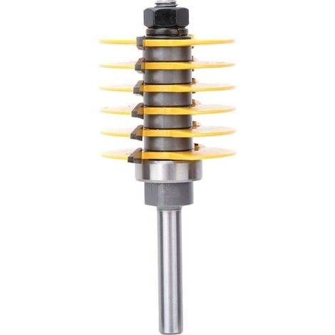 Mèche de Routeur Bit 8 mm Tige Fraises à Rainurer Travail du Bois Fraisage Joint Coupe Bois Fraisage Coupe pour Bricolage Bois (1/5)