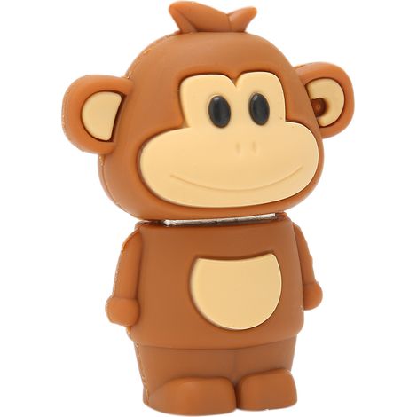 Großer 16-GB-USB-Stick im Cartoon-Stil, kompatibel mit Laptops und Desktop-Computern. (1/5)