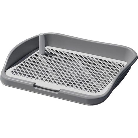 Saugfähige Hundetoilettenmatte, Trainingsgitter, Katzentoilette, Matte, Grau